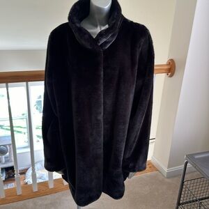 Calvin Klein Faux Fur Coat
